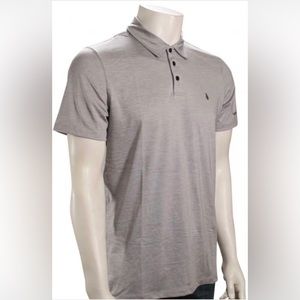 Volcom Hazard Performance Polo Heather Grey Size Large